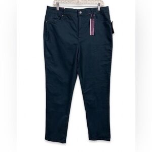 NWT Gloria Vanderbilt Amanda 2.0 Slim Leg Comfort Flex Stretch Pants Mallard 16